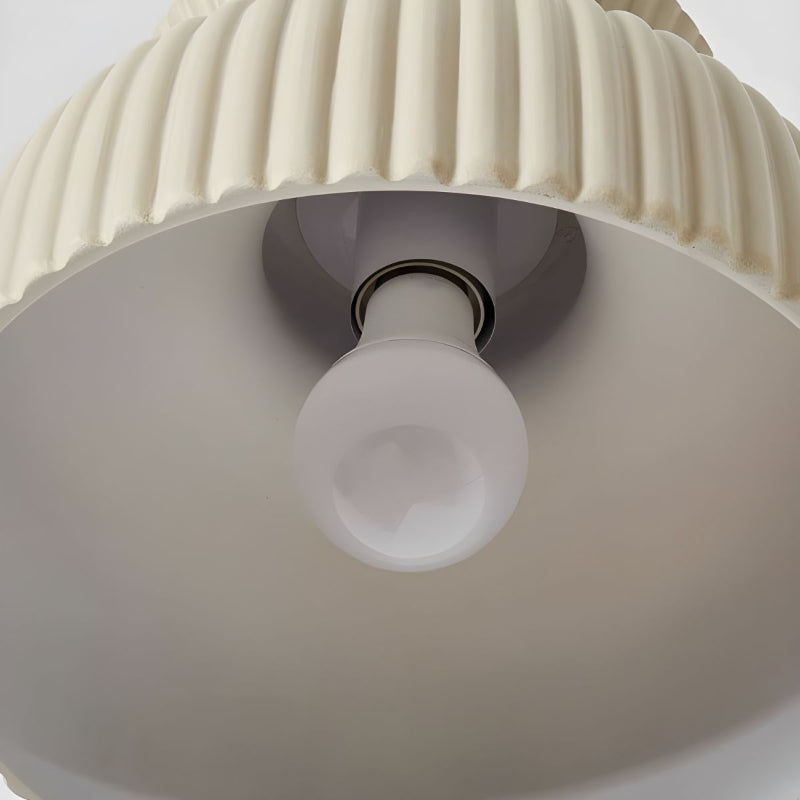 Wabi-Sabi Resin Dome Pendant Light