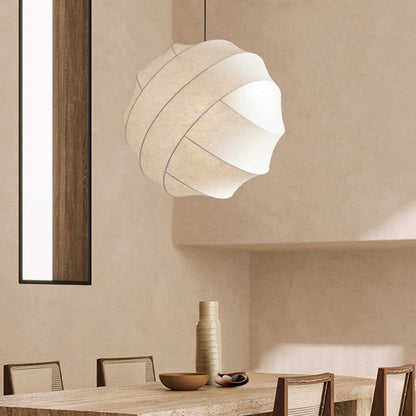 Modern Large Pendant Light Chic Fabric Chandelier-[Modern pendant lighting for bedroom and living space]-Demolights UK