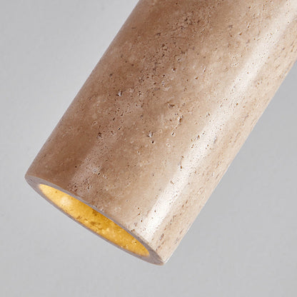 Stone and Wood Spotlight Pendant