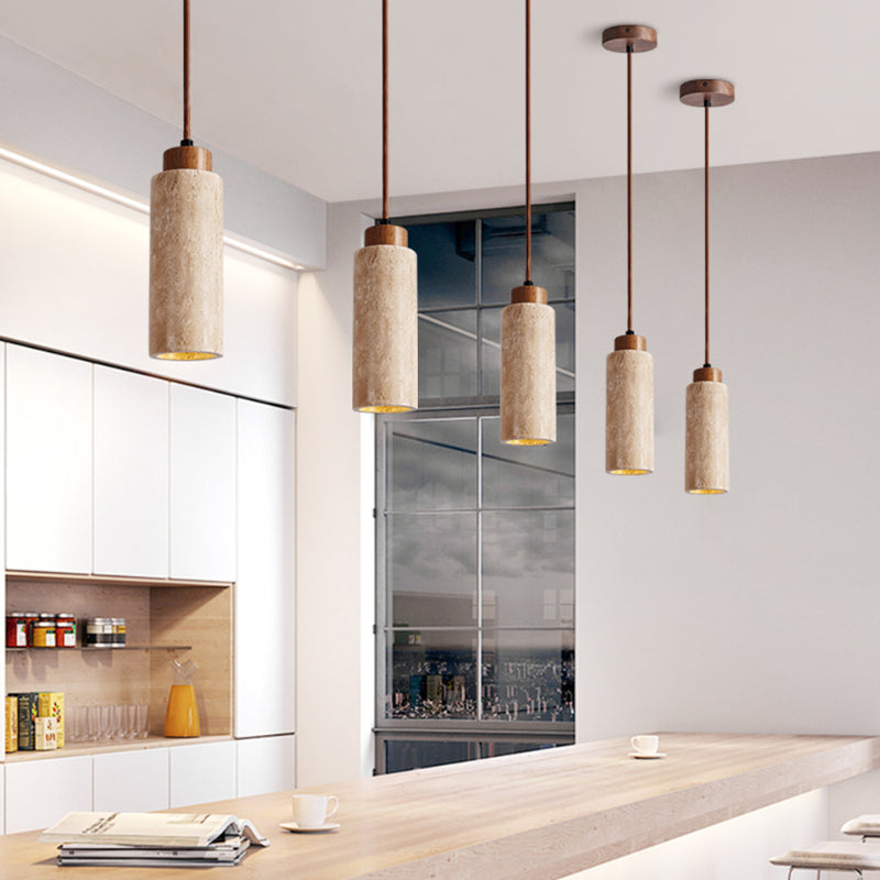 Island Table Retro Spotlight Wood Pendant Light-[Modern pendant lighting for bedroom and living space]-Demolights UK