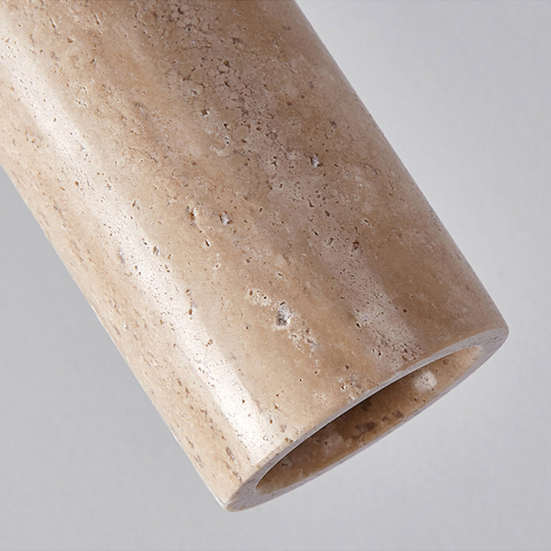 Stone and Wood Spotlight Pendant