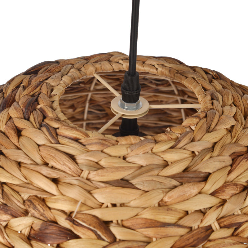 Semicircle Straw Rattan Pendant Shade