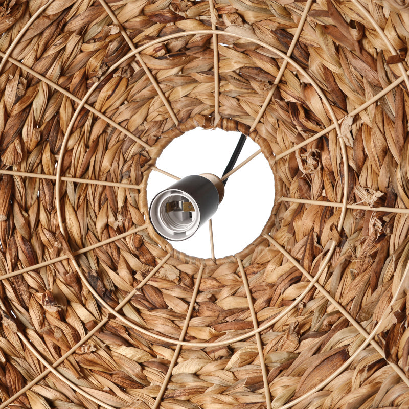 Semicircle Straw Rattan Pendant Shade