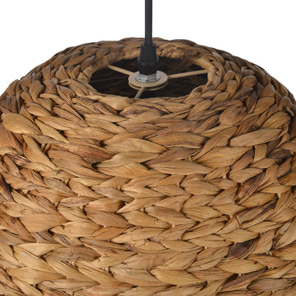 Classic Wicker Weave Rattan Pendant