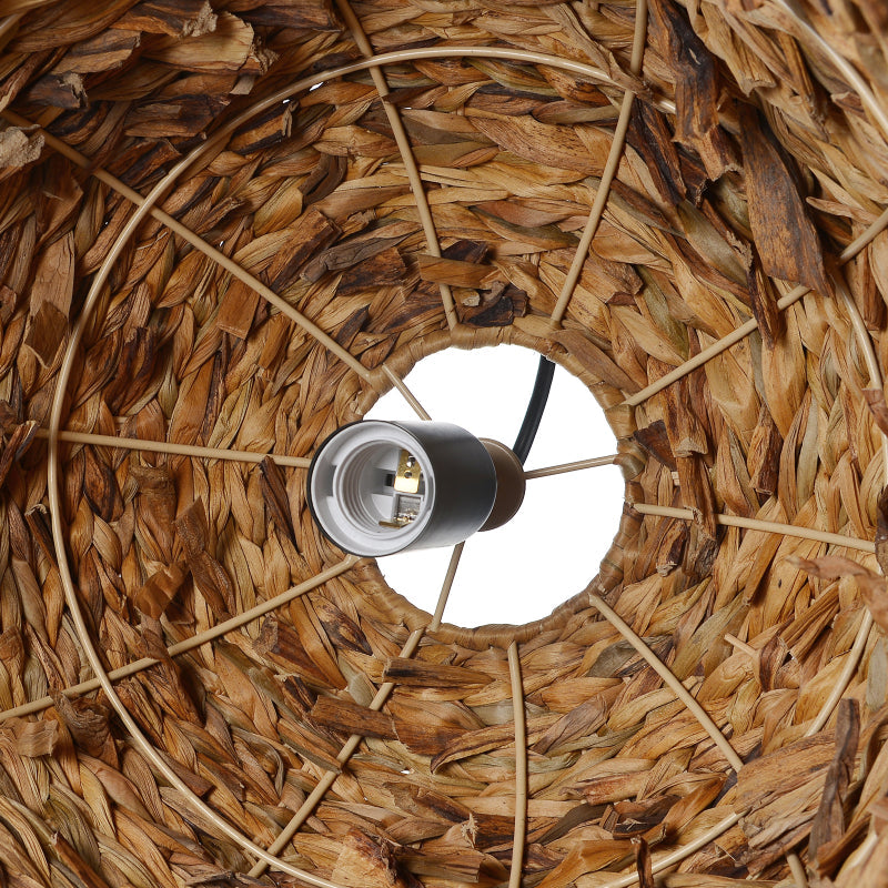 Classic Wicker Weave Rattan Pendant