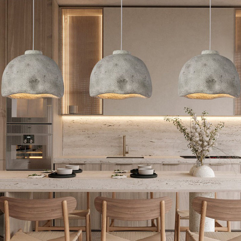 Resin Bells Japandi Pendant Light
