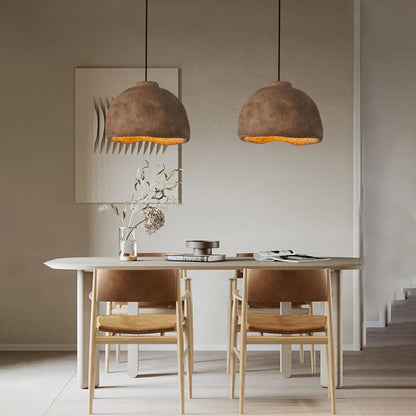 Resin Bells Japandi Pendant Light