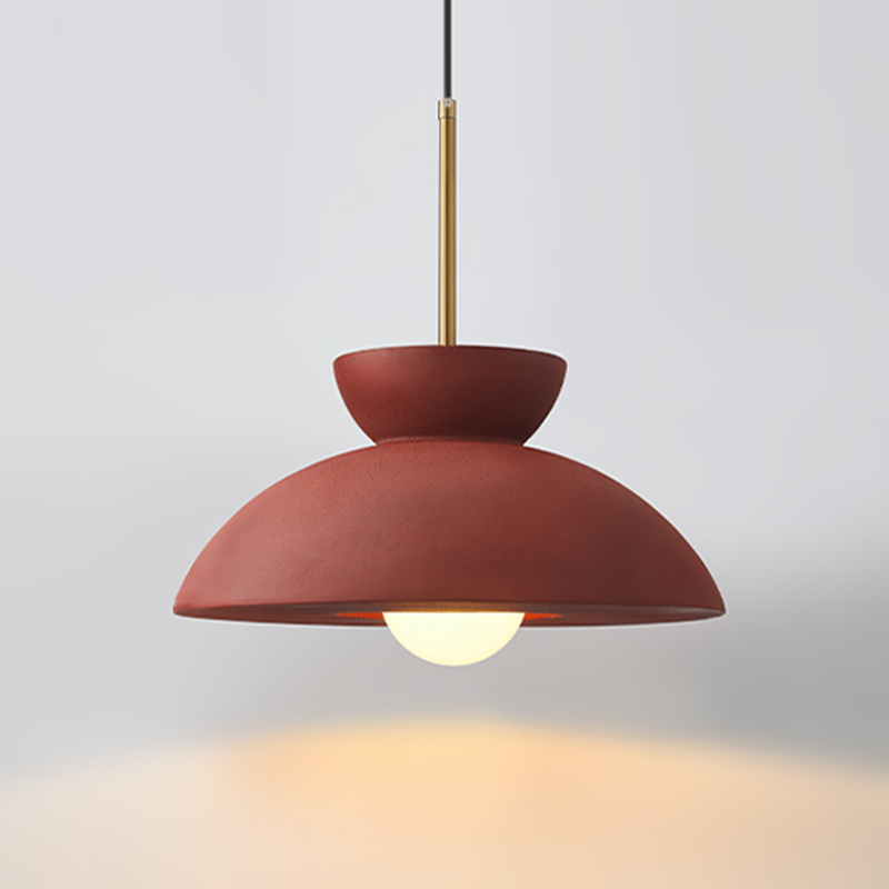 Colourful Resin Dome Pendant Light