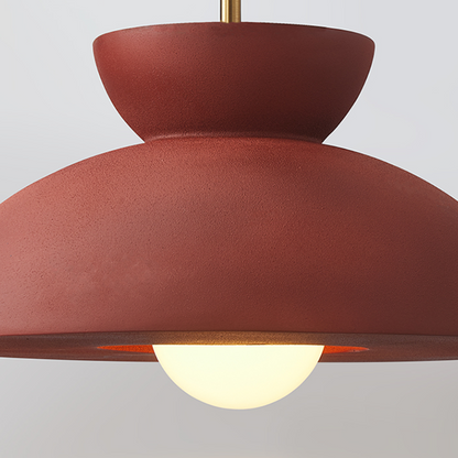 Colourful Resin Dome Pendant Light