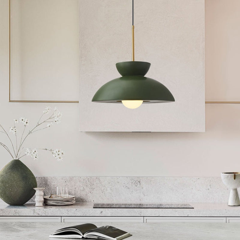 Colourful Resin Dome Pendant Light