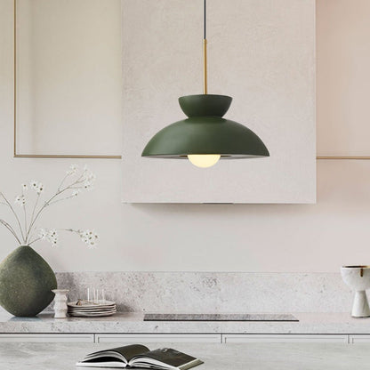 Colourful Resin Dome Pendant Light