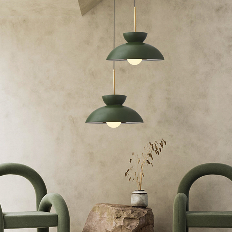 Colourful Resin Dome Pendant Light