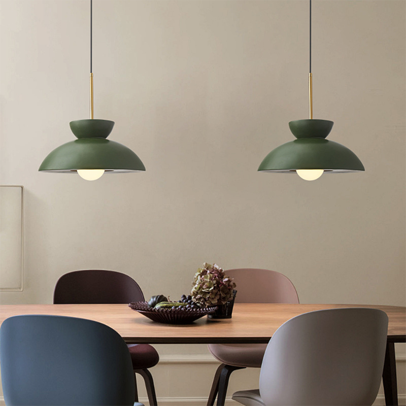 Colourful Resin Dome Pendant Light