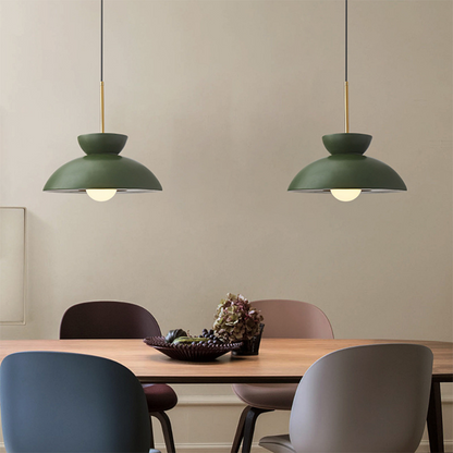 Colourful Resin Dome Pendant Light