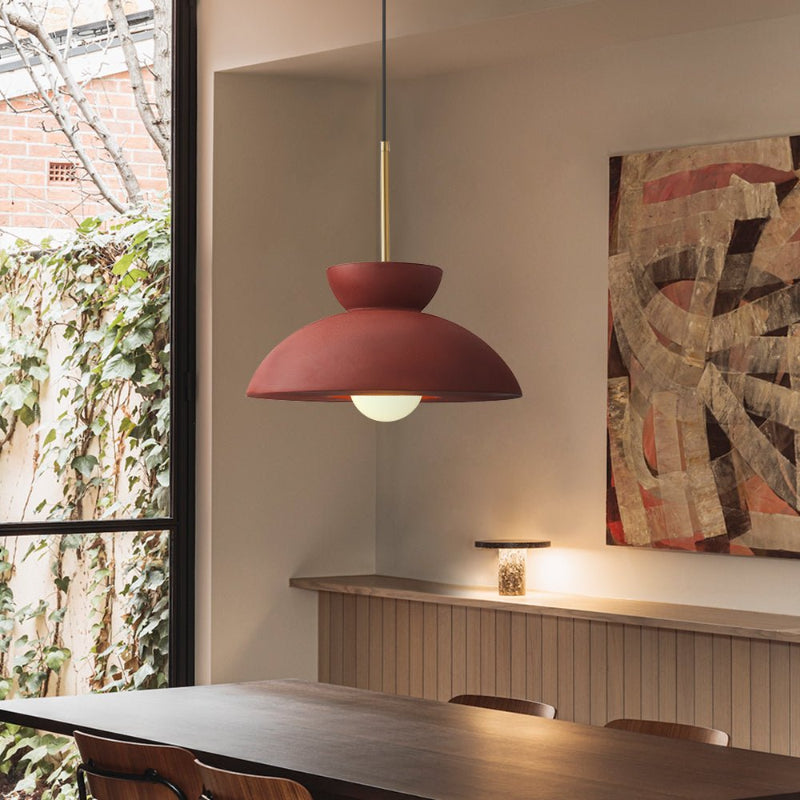 Colourful Resin Dome Pendant Light