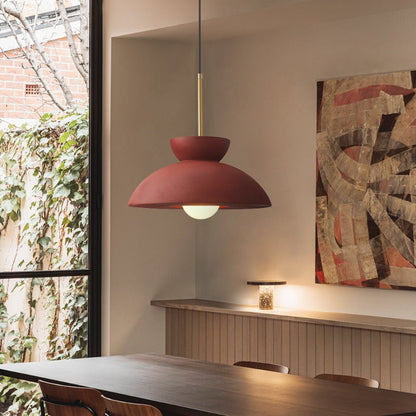 Colourful Resin Dome Pendant Light