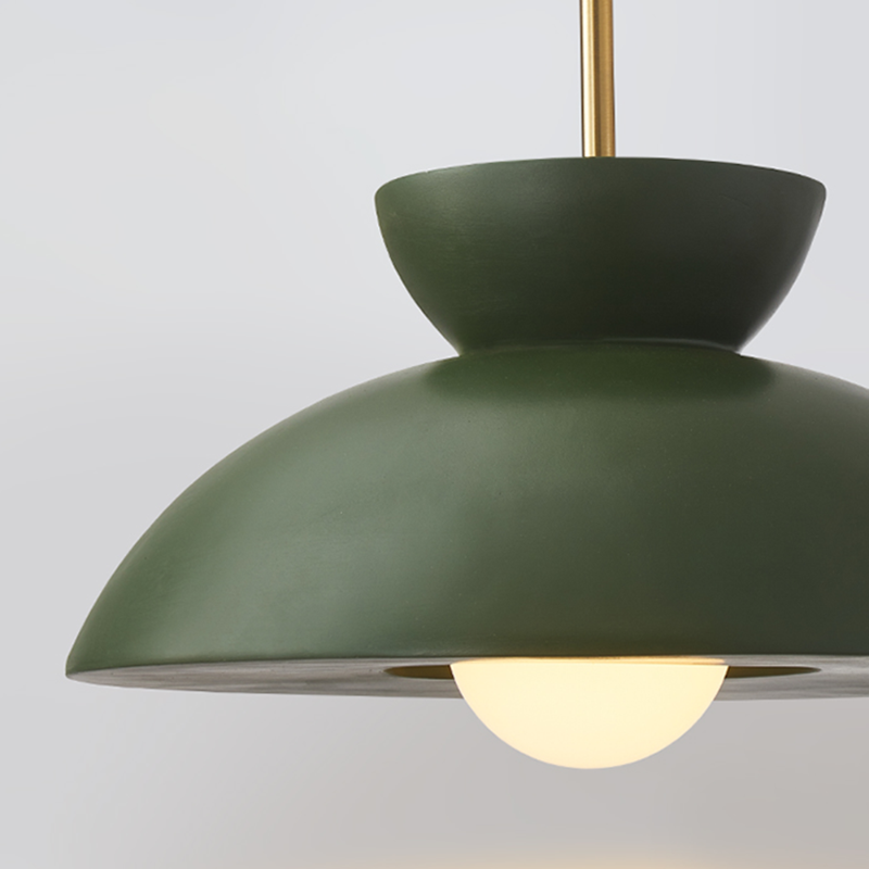 Colourful Resin Dome Pendant Light
