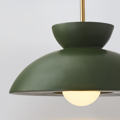 Colourful Resin Dome Pendant Light