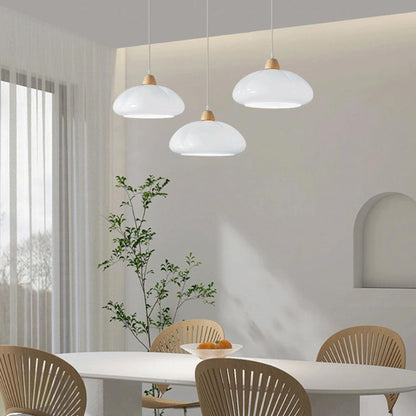 Pumpkin Glass Pendant Light