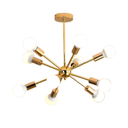 Gold Sputnik Starburst Chandelier