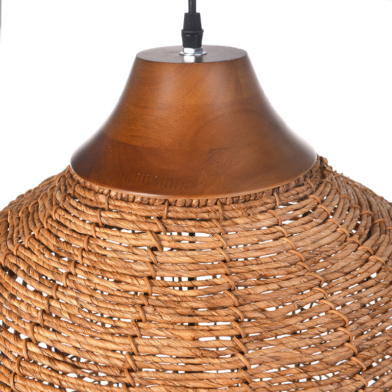 Oversize Rattan Cage Pendant Light