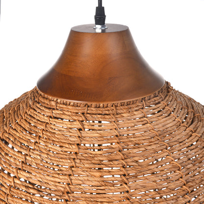 Oversize Rattan Cage Pendant Light