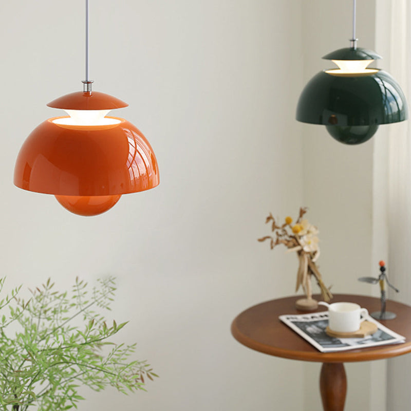 Metal Flower Bud Hanging Light