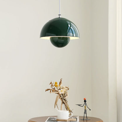 Metal Flower Bud Hanging Light