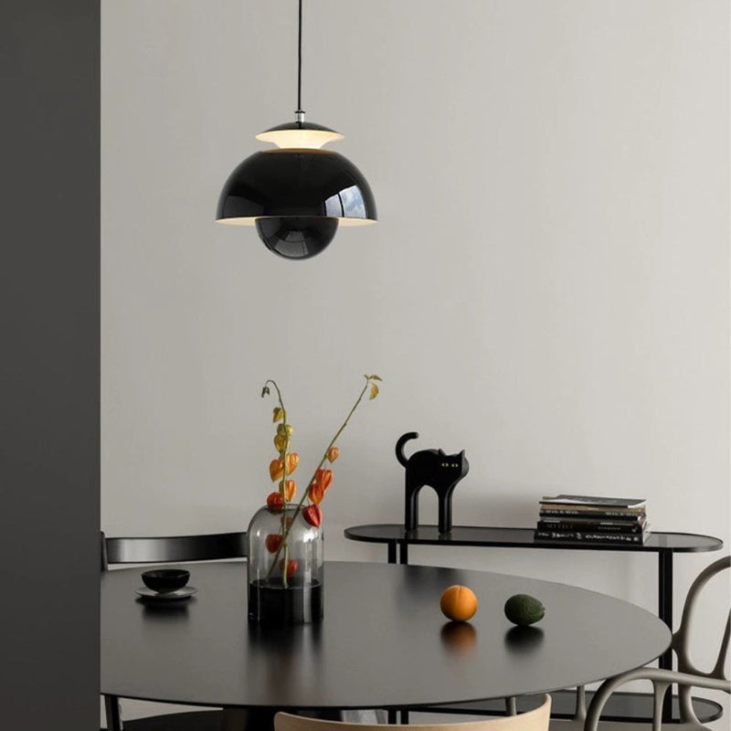 Metal Flower Bud Hanging Light