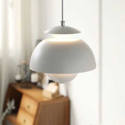 Metal Flower Bud Hanging Light