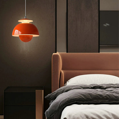 Metal Flower Bud Hanging Light