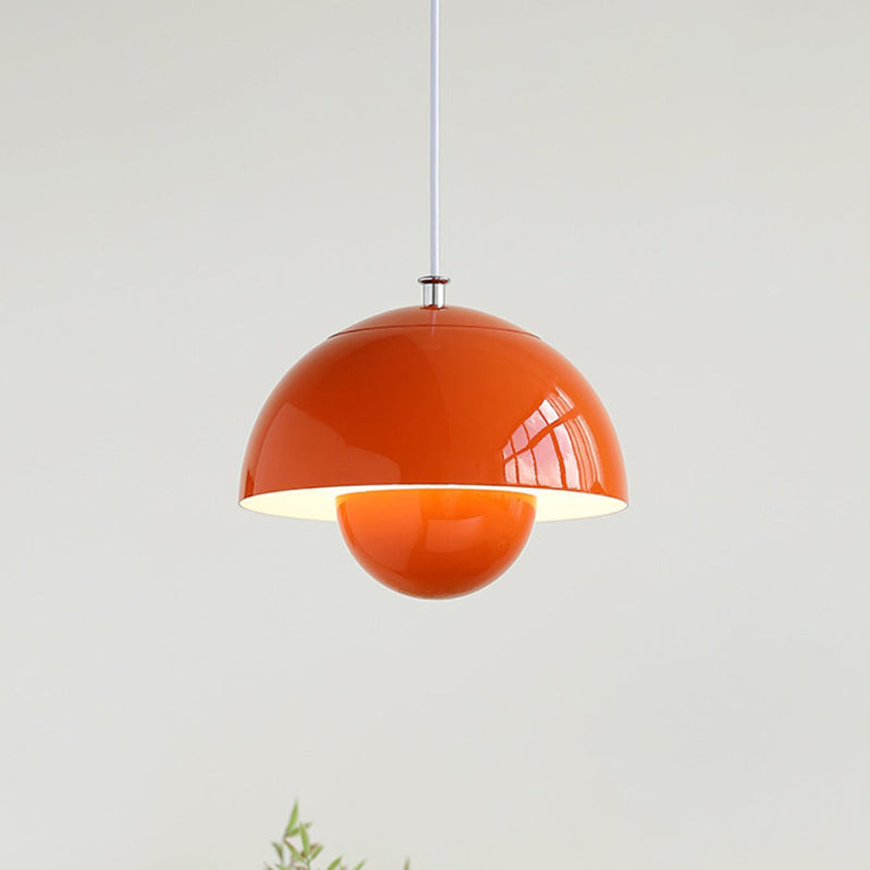 Metal Flower Bud Hanging Light