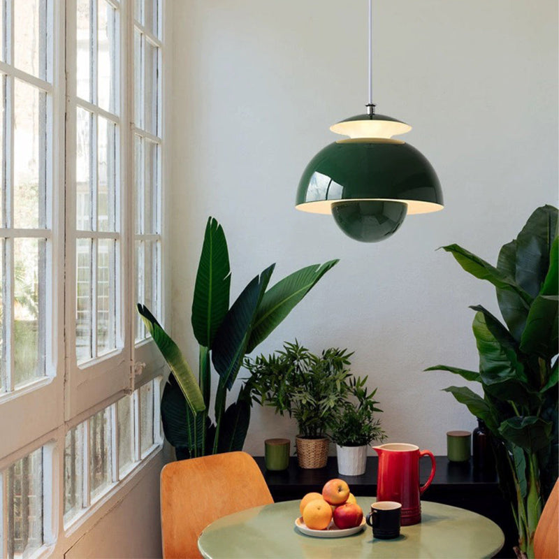 Metal Flower Bud Hanging Light