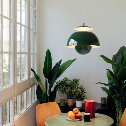 Metal Flower Bud Hanging Light