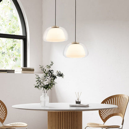 Nordic Minimalist Glass Pendant