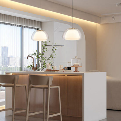 Nordic Minimalist Glass Pendant