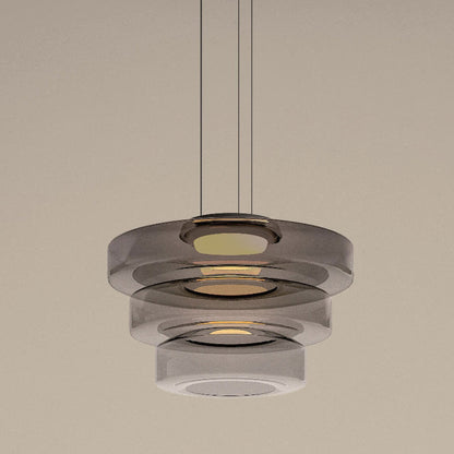 Nordic Layered Glass Island Pendant