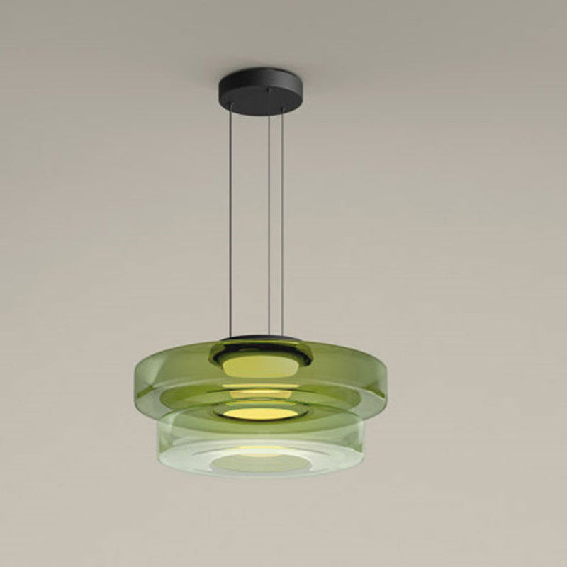 Nordic Layered Glass Island Pendant