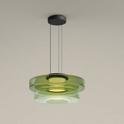 Nordic Layered Glass Island Pendant