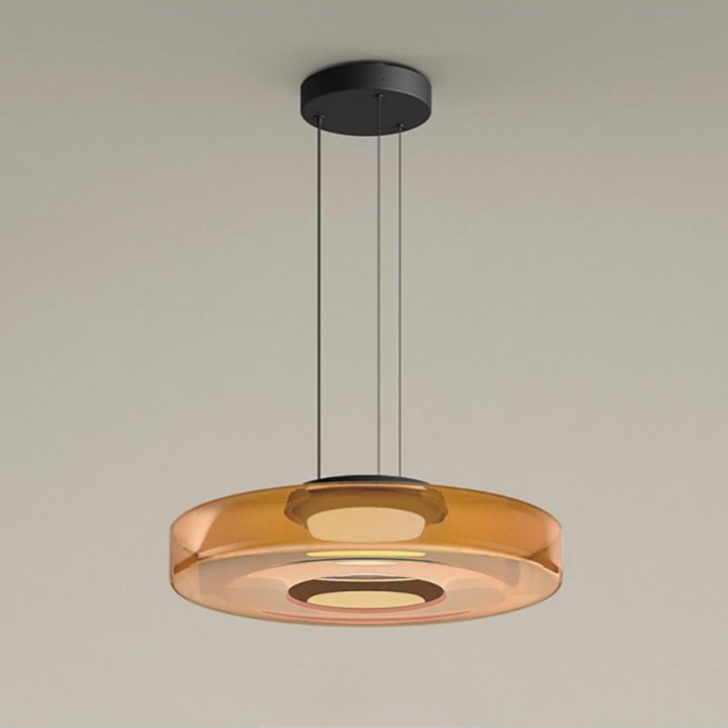 Nordic Layered Glass Island Pendant