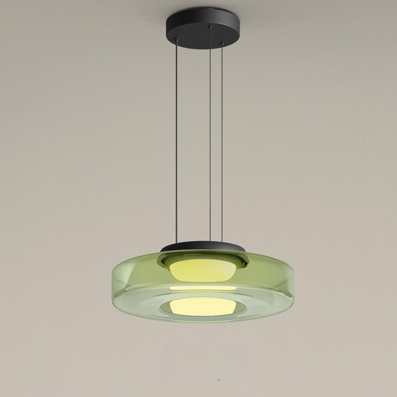 Nordic Layered Glass Island Pendant