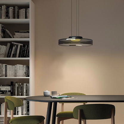 Nordic Layered Glass Island Pendant