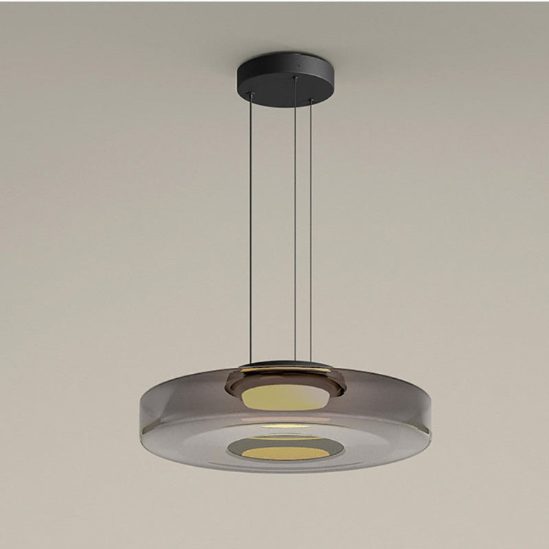 Nordic Layered Glass Island Pendant