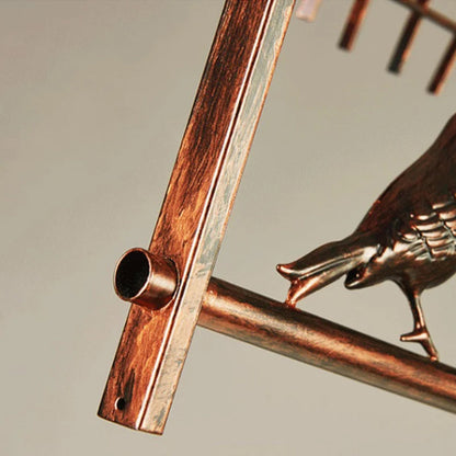 Metal Birdcage Chandelier