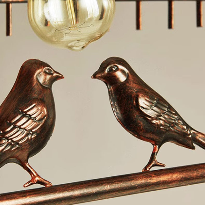 Metal Birdcage Chandelier