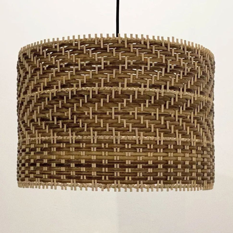 Montecito Rattan Drum Pendant