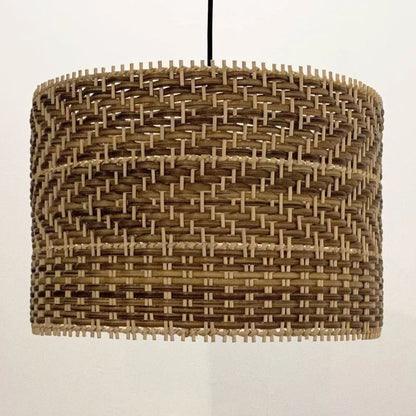 Montecito Rattan Drum Pendant