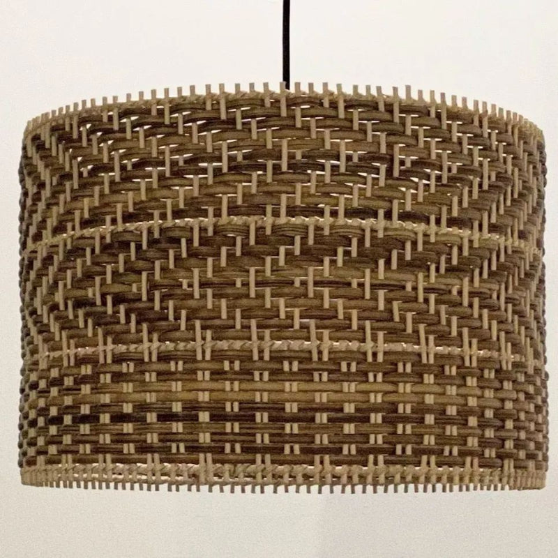 Montecito Rattan Drum Pendant
