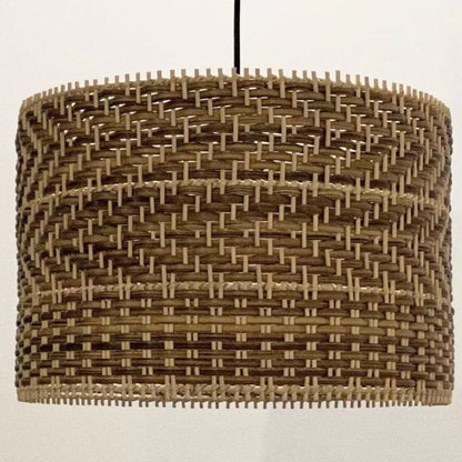 Montecito Rattan Drum Pendant