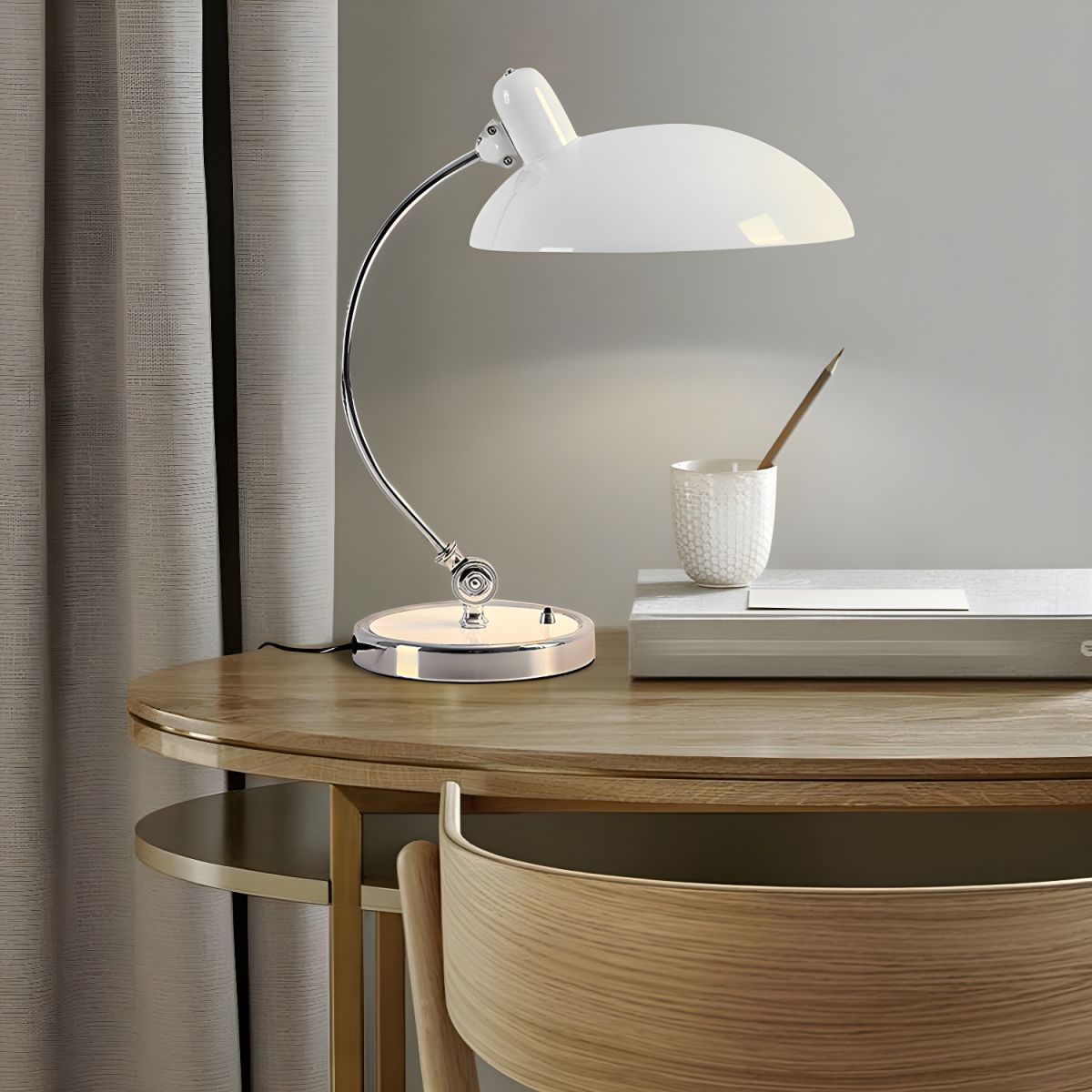 Bauhaus Gooseneck Banker's Desk Lamp